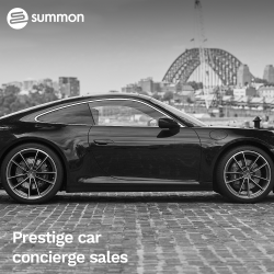 Sell your prestige car with Summon's award-winning concierge service - 25% Listing Fee saving